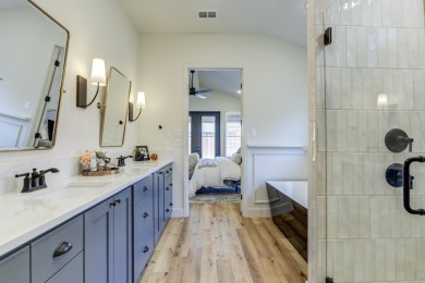 This Stunning Vintage Modern built by Ventura Homes in Brooke on Stone Gate Golf Course in Texas - for sale on GolfHomes.com, golf home, golf lot
