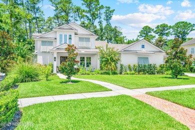 A rare blend of modern luxury and timeless design, this custom on Plantation at Ponte Vedra in Florida - for sale on GolfHomes.com, golf home, golf lot