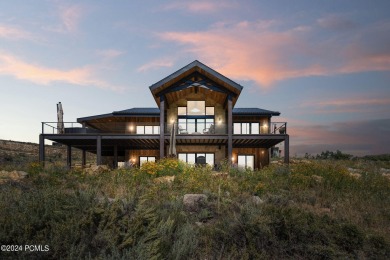 This exquisite mountain contemporary home is situated in the on Talisker Club At Tuhaye in Utah - for sale on GolfHomes.com, golf home, golf lot