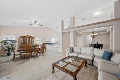 Discover elevated single-story living in the exclusive on Los Prados Golf Course in Nevada - for sale on GolfHomes.com, golf home, golf lot