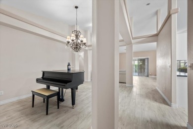 Discover elevated single-story living in the exclusive on Los Prados Golf Course in Nevada - for sale on GolfHomes.com, golf home, golf lot