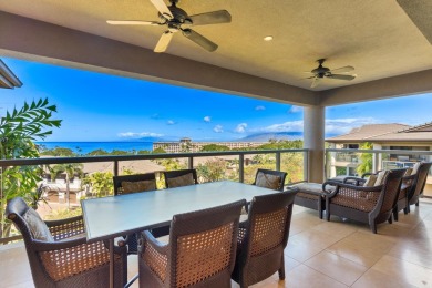 Ascend the stairs to the great room of Ho'olei Villa 57-2 and be on Wailea Golf Club in Hawaii - for sale on GolfHomes.com, golf home, golf lot