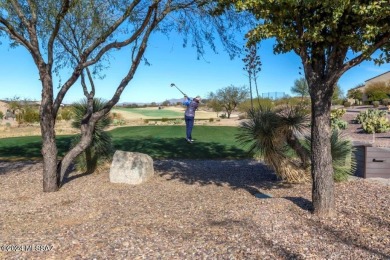 A highly upgraded and expanded 2137 Sq. Ft. Alora Model Exterior on Saddlebrooke Ranch Golf Club in Arizona - for sale on GolfHomes.com, golf home, golf lot