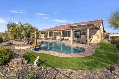 This ideally located and beautiful home is comprised of on Saddlebrooke Ranch Golf Club in Arizona - for sale on GolfHomes.com, golf home, golf lot