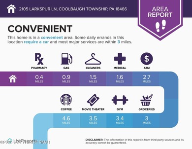 2105 Larkspur Lane - Comfort, Style & Convenience in the Poconos on Pocono Farms Country Club in Pennsylvania - for sale on GolfHomes.com, golf home, golf lot