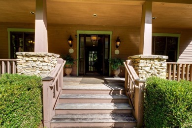 This stunning home sits on a private 2.45 ac. lot with lots of on Lake Toxaway Country Club in North Carolina - for sale on GolfHomes.com, golf home, golf lot
