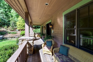 This stunning home sits on a private 2.45 ac. lot with lots of on Lake Toxaway Country Club in North Carolina - for sale on GolfHomes.com, golf home, golf lot