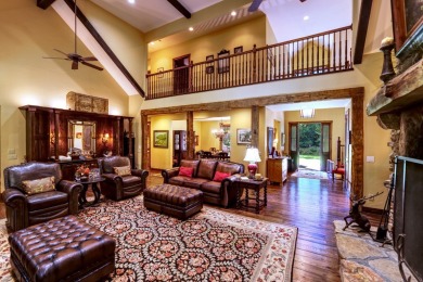 This stunning home sits on a private 2.45 ac. lot with lots of on Lake Toxaway Country Club in North Carolina - for sale on GolfHomes.com, golf home, golf lot