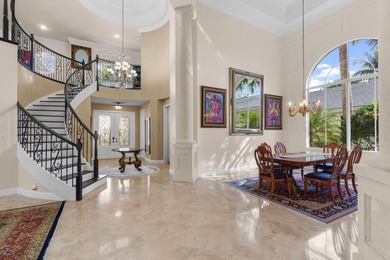 Elegant, expanded Carrington model with rare golf membership on Mizner Country Club in Florida - for sale on GolfHomes.com, golf home, golf lot
