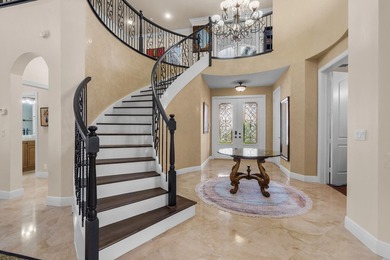 Elegant, expanded Carrington model with rare golf membership on Mizner Country Club in Florida - for sale on GolfHomes.com, golf home, golf lot