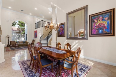 Elegant, expanded Carrington model with rare golf membership on Mizner Country Club in Florida - for sale on GolfHomes.com, golf home, golf lot