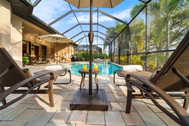 This exquisite home epitomizes elegance. Enter through the iron on Lakewood Ranch Golf and Country Club in Florida - for sale on GolfHomes.com, golf home, golf lot