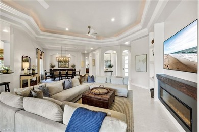 FULL TURNKEY - AVAILABLE IMMEDIATELY - STEPS FROM THE BEACH AND on Miromar Lakes Golf Club in Florida - for sale on GolfHomes.com, golf home, golf lot