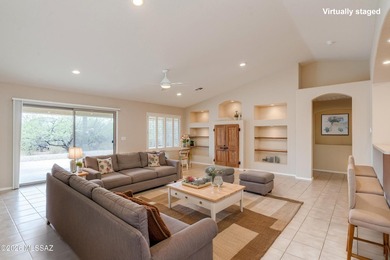 Expanded Laredo w/ Casita on a premium arroyo lot, w/ on Quail Creek Country Club  in Arizona - for sale on GolfHomes.com, golf home, golf lot