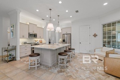 Discover coastal luxury in this former model home, meticulously on Peninsula Golf and Racquet Club in Alabama - for sale on GolfHomes.com, golf home, golf lot