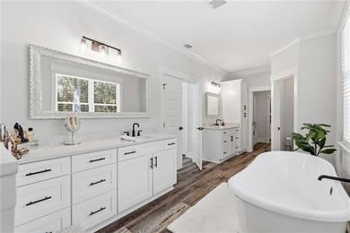 Experience Luxury Low-Country Living in this Beautifully Built on Sapelo Hammock Golf Club in Georgia - for sale on GolfHomes.com, golf home, golf lot