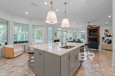 Discover coastal luxury in this former model home, meticulously on Peninsula Golf and Racquet Club in Alabama - for sale on GolfHomes.com, golf home, golf lot