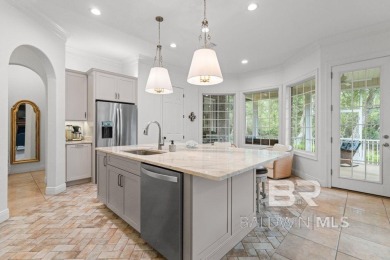 Discover coastal luxury in this former model home, meticulously on Peninsula Golf and Racquet Club in Alabama - for sale on GolfHomes.com, golf home, golf lot