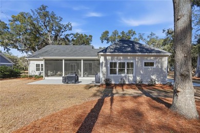 Experience Luxury Low-Country Living in this Beautifully Built on Sapelo Hammock Golf Club in Georgia - for sale on GolfHomes.com, golf home, golf lot