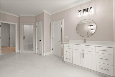 Welcome to your dream home in the prestigious Overlook at Sixes on Bridgemill Golf Club in Georgia - for sale on GolfHomes.com, golf home, golf lot