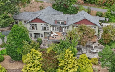 Hollywood glam meets the mountains at 193 Gateway Drive in on Rumbling Bald Resort on Lake Lure in North Carolina - for sale on GolfHomes.com, golf home, golf lot