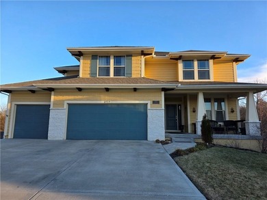 Hurry to see this stunning home with a finished walkout lower on Lakeside Hills Golf Course in Kansas - for sale on GolfHomes.com, golf home, golf lot