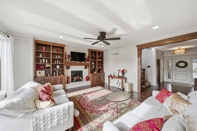 Hurry to see this stunning home with a finished walkout lower on Lakeside Hills Golf Course in Kansas - for sale on GolfHomes.com, golf home, golf lot