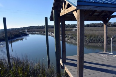 Best of the best! Rare creek front with dock on one side and on The Plantation Course At Edisto in South Carolina - for sale on GolfHomes.com, golf home, golf lot