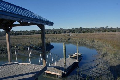 Best of the best! Rare creek front with dock on one side and on The Plantation Course At Edisto in South Carolina - for sale on GolfHomes.com, golf home, golf lot