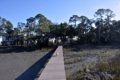 Best of the best! Rare creek front with dock on one side and on The Plantation Course At Edisto in South Carolina - for sale on GolfHomes.com, golf home, golf lot