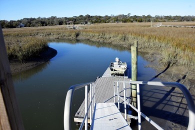 Best of the best! Rare creek front with dock on one side and on The Plantation Course At Edisto in South Carolina - for sale on GolfHomes.com, golf home, golf lot