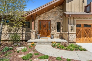 The custom-built residence oozes curb appeal from every angle on Jeremy Golf and Country Club in Utah - for sale on GolfHomes.com, golf home, golf lot