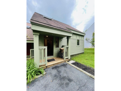 Spacious end unit townhouse overlooking the 1st Fairway at The on Hermitage Club Golf Course in Vermont - for sale on GolfHomes.com, golf home, golf lot