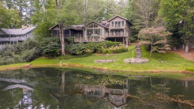 The fabulous outdoor great room defines this charming, classic on Highlands Country Club in North Carolina - for sale on GolfHomes.com, golf home, golf lot