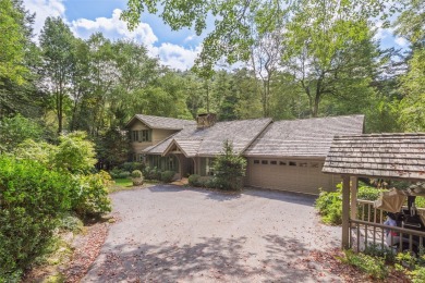 The fabulous outdoor great room defines this charming, classic on Highlands Country Club in North Carolina - for sale on GolfHomes.com, golf home, golf lot