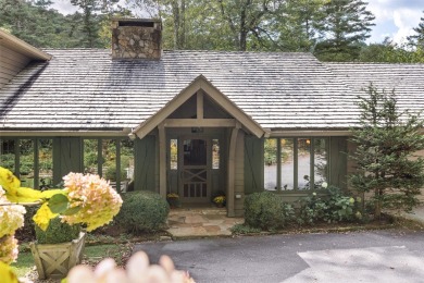 The fabulous outdoor great room defines this charming, classic on Highlands Country Club in North Carolina - for sale on GolfHomes.com, golf home, golf lot