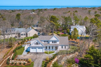 Stunning New Home with sweeping Views of Cape Cod Bay! Perched on Dennis Highlands Golf Course in Massachusetts - for sale on GolfHomes.com, golf home, golf lot