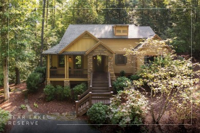 Tucked at the end of a quiet street beside a tranquil mountain on Bear Lake Golf Club in North Carolina - for sale on GolfHomes.com, golf home, golf lot