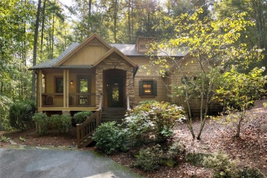Tucked at the end of a quiet street beside a tranquil mountain on Bear Lake Golf Club in North Carolina - for sale on GolfHomes.com, golf home, golf lot