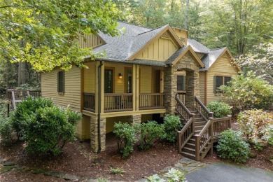Tucked at the end of a quiet street beside a tranquil mountain on Bear Lake Golf Club in North Carolina - for sale on GolfHomes.com, golf home, golf lot