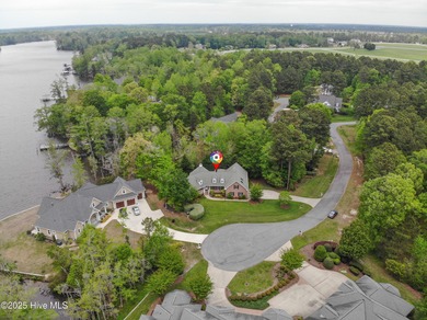 Custom built brick home located on a cul-de-sac lot that offers on Sound Golf Links at Albemarle Plantation in North Carolina - for sale on GolfHomes.com, golf home, golf lot