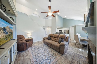 Located in gated Barclay Place, this end unit condominium offers on Heathrow Country Club in Florida - for sale on GolfHomes.com, golf home, golf lot