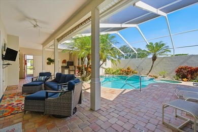 Beautifully updated 1994 Palmwood Bahama Breeze courtyard pool on Glen Lakes Country Club in Florida - for sale on GolfHomes.com, golf home, golf lot