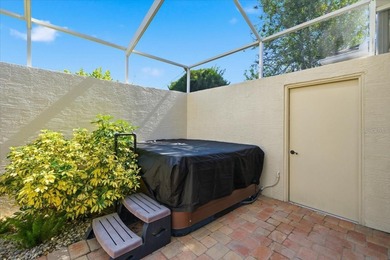 Beautifully updated 1994 Palmwood Bahama Breeze courtyard pool on Glen Lakes Country Club in Florida - for sale on GolfHomes.com, golf home, golf lot