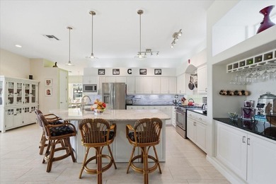 Beautifully updated 1994 Palmwood Bahama Breeze courtyard pool on Glen Lakes Country Club in Florida - for sale on GolfHomes.com, golf home, golf lot