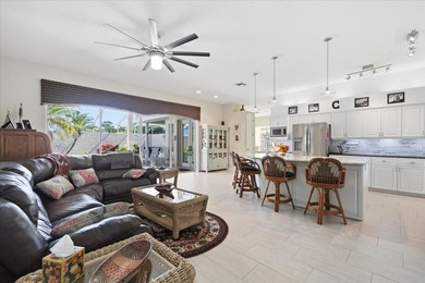 Beautifully updated 1994 Palmwood Bahama Breeze courtyard pool on Glen Lakes Country Club in Florida - for sale on GolfHomes.com, golf home, golf lot