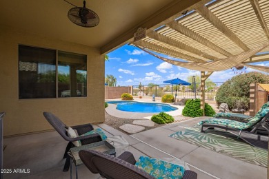 Live in an oasis at Johnson Ranch! This elegant 4-bedroom, 2 on The Golf Club At Johnson Ranch in Arizona - for sale on GolfHomes.com, golf home, golf lot
