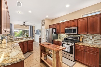 This fully furnished Sycamore model offers 2 bedrooms, 2 on Cimarron Golf Club in Arizona - for sale on GolfHomes.com, golf home, golf lot