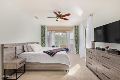 This fully furnished Sycamore model offers 2 bedrooms, 2 on Cimarron Golf Club in Arizona - for sale on GolfHomes.com, golf home, golf lot