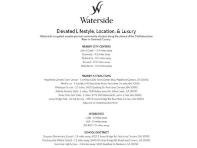 Summer of Savings at Waterside by The Providences. New Single on River Pines Golf in Georgia - for sale on GolfHomes.com, golf home, golf lot